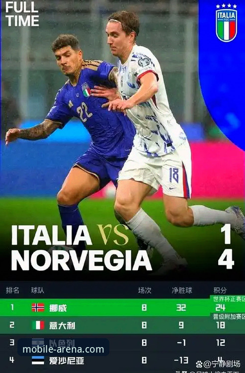 意大利再遭附加赛滑铁卢，波黑历史性晋级详解